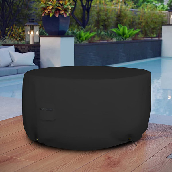 Arlmont & Co. HeavyDuty outdoor Round Table cover, Patio Waterproof